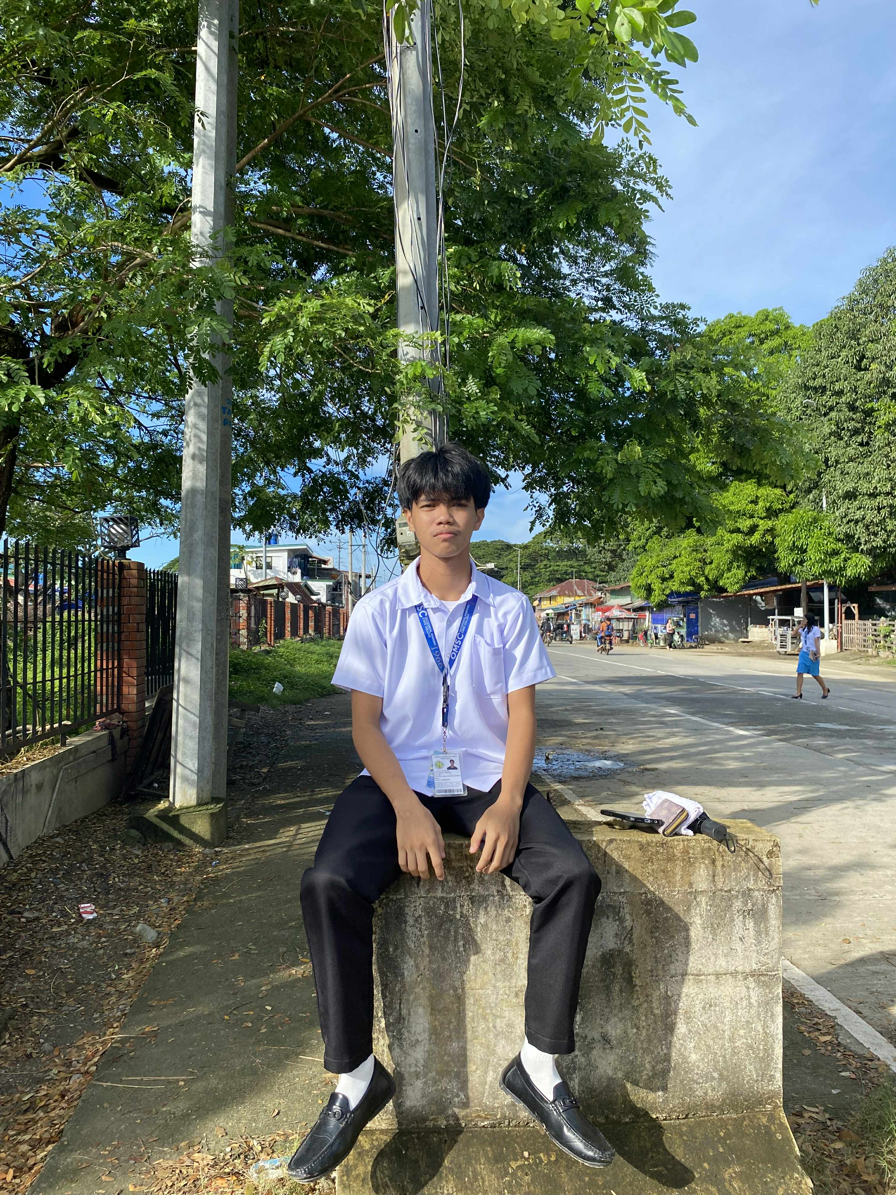 Student smiling